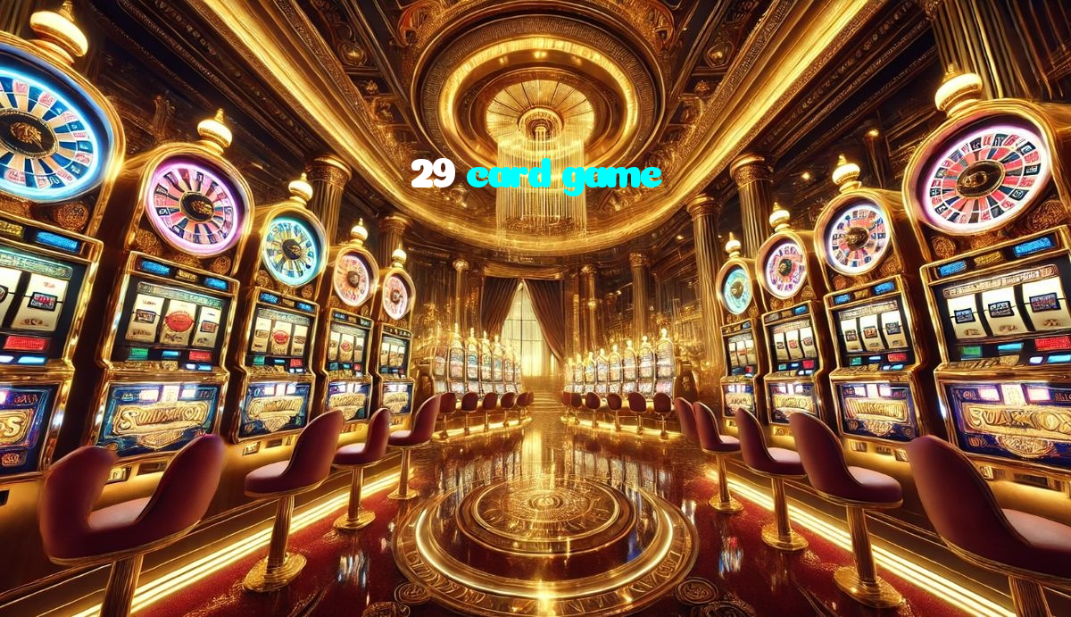 29 card game casino presented on mobile device in Pakistan with slots and live games